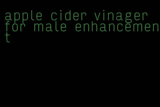 apple cider vinager for male enhancement