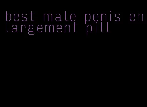 best male penis enlargement pill