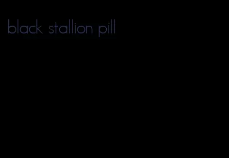 black stallion pill