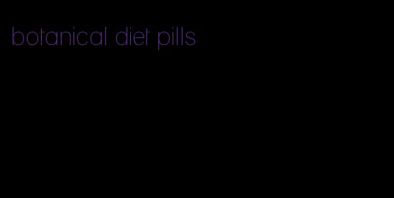 botanical diet pills
