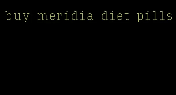 buy meridia diet pills