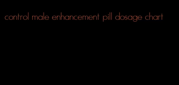 control male enhancement pill dosage chart