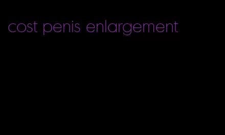 cost penis enlargement