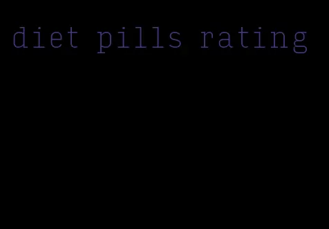diet pills rating
