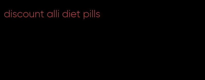 discount alli diet pills