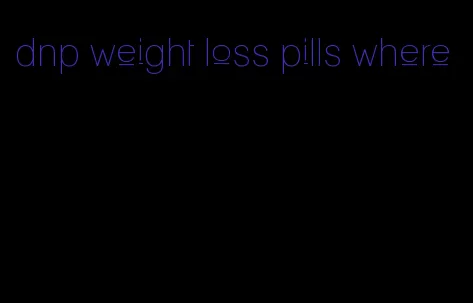 dnp weight loss pills where