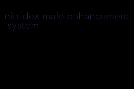 nitridex male enhancement system