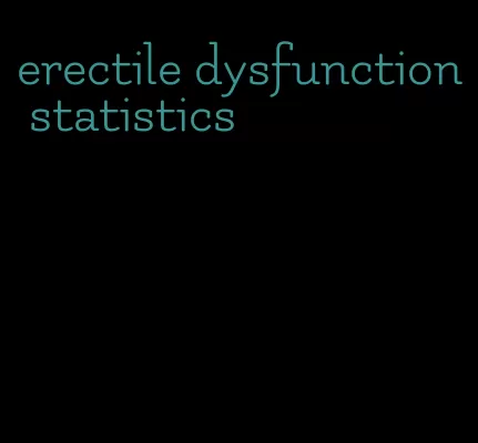 erectile dysfunction statistics