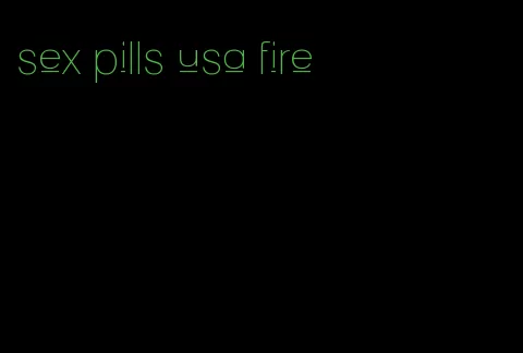sex pills usa fire