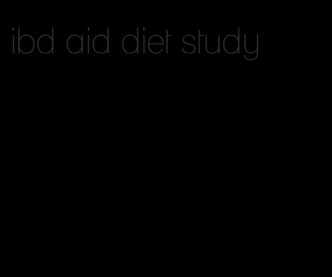 ibd aid diet study