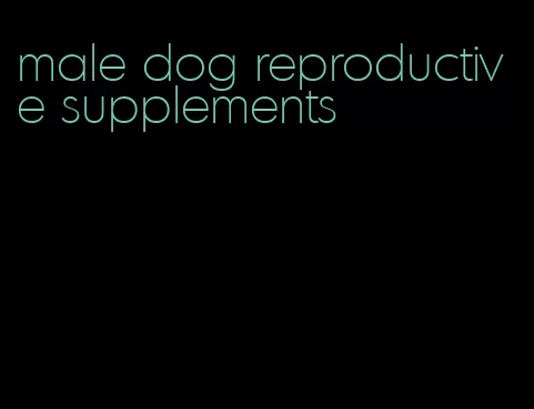 male dog reproductive supplements