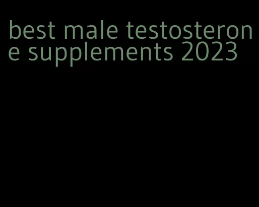 best male testosterone supplements 2023