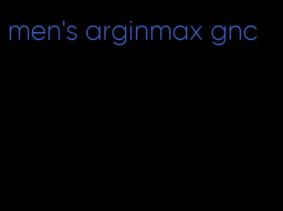 men's arginmax gnc