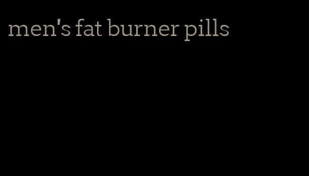men's fat burner pills