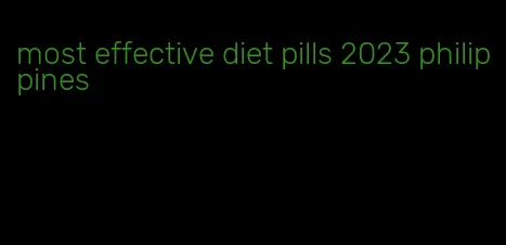 most effective diet pills 2023 philippines