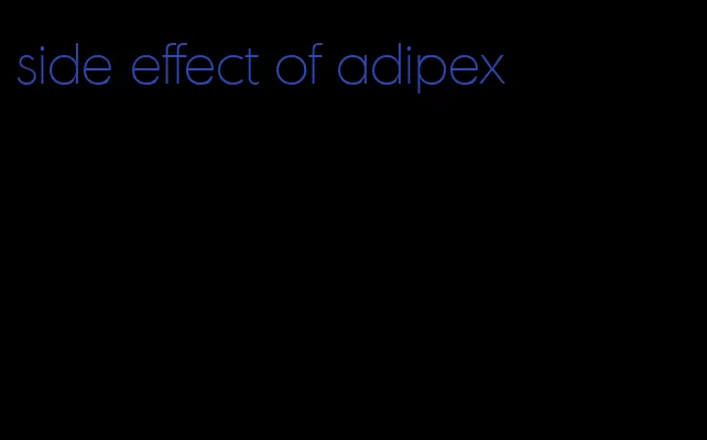 side effect of adipex