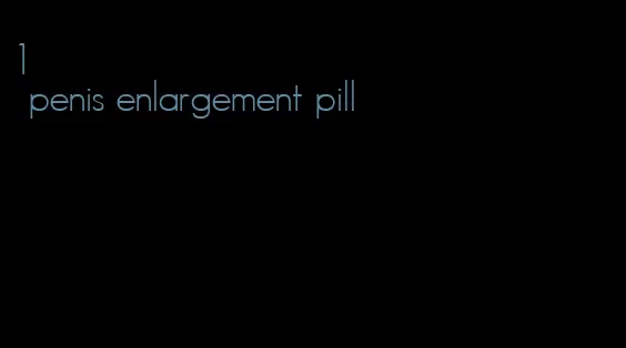 1# penis enlargement pill