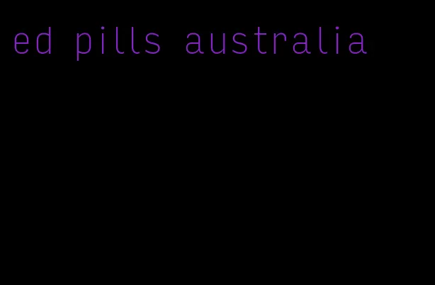 ed pills australia