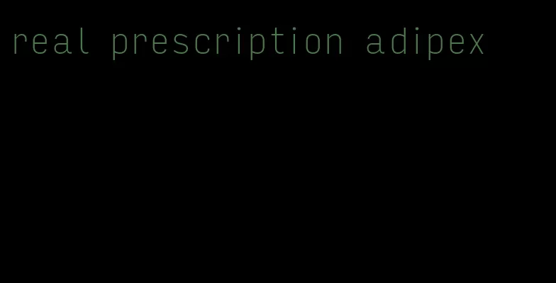 real prescription adipex