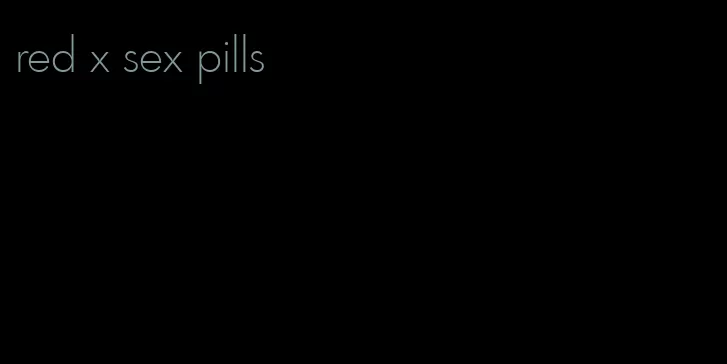 red x sex pills