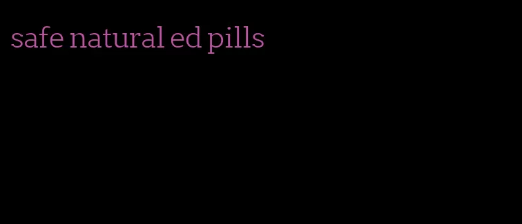 safe natural ed pills