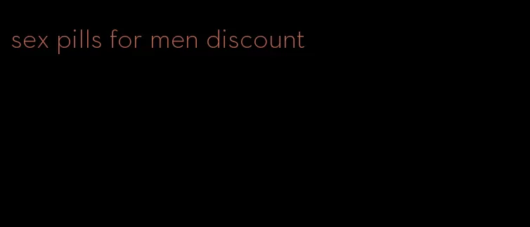 sex pills for men discount