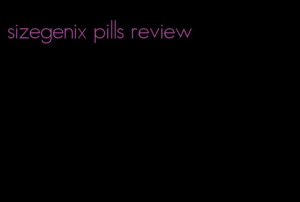 sizegenix pills review