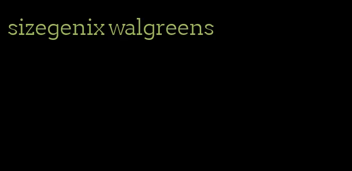 sizegenix walgreens