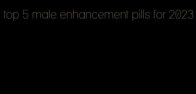 top 5 male enhancement pills for 2023