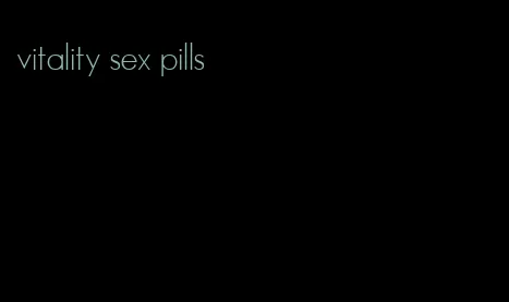 vitality sex pills