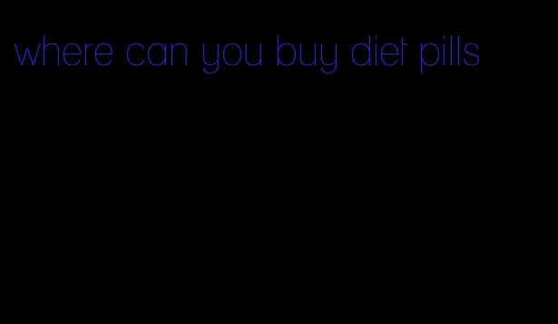 where can you buy diet pills